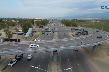 Завершен капитальный ремонт по уширению проезжей части на участке «Райымбек-Алматы» республиканской автодороги А-2 (км 18-19), (выезд из ЖК Асыл Арман). 